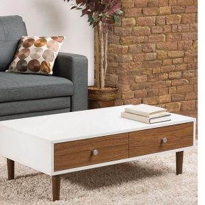Coffee Table, White*Brown- CHCT009 - Image 2