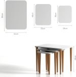 Nested Coffee Table Set - CHST007 - Image 4