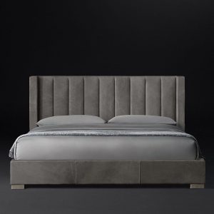 Modern Dark Gray Bed CHB0436 - Image 1