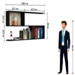 Wall shelves unit CHCSV007 - Image 2