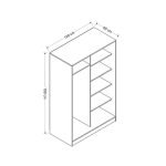 Modern Wardrobe CHWD151 - Image 4