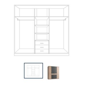 Modern Wardrobe CHWD2326 - Image 2