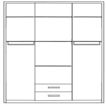 Modern Wardrobe CHWD268 - Image 2