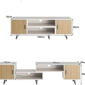 TV Stand with Storage Cabinet - CHTV0150 - Image 5