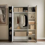 3 Door Swing Wardrobe - CHWD016 - Image 4