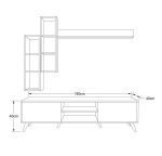 Modern tv unit 180cm - CHTV158 - Image 5