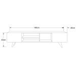 Modern Tv unit 180cm - CHTV155 - Image 6