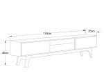 Modern tv unit 150cm - CHTV152 - Image 6