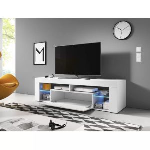 TV Unit, 160cm White - CHTV100 - Image 2