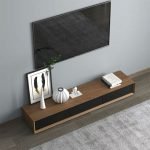 Modern TV unit, Brown & Black - CHTV010 - Image 4