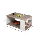 Coffee Table, White*Beige - CHCT020 - Image 4