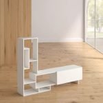 TV Unit, 160cm White - CHTV95 - Image 3