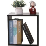 Black MDF nightstand - 35x35x30 cm CHBST538 - Image 2