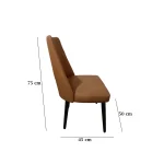 Click fixed chair - red beech wood - CHCH128 - Image 3