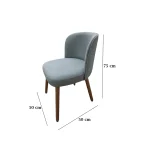 Click fixed chair - red beech wood - CHCH129 - Image 3
