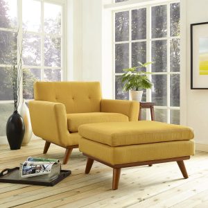 Arm Chair with Pouf – CHCH024 - Image 10