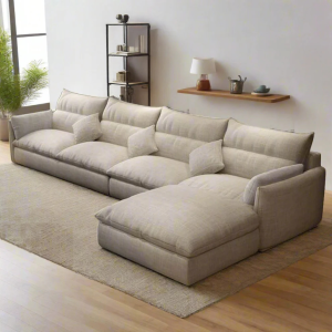 Modern Sofa with Pouf – CHSC050 - Image 1