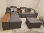 Sectional Sofa Bed and storage  – CHSCB004
