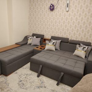 Sectional Sofa Bed and storage  – CHSCB004 - Image 7