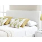 Counter Wood Velvet Single Bed 120×120×200 cm - White - Image 4