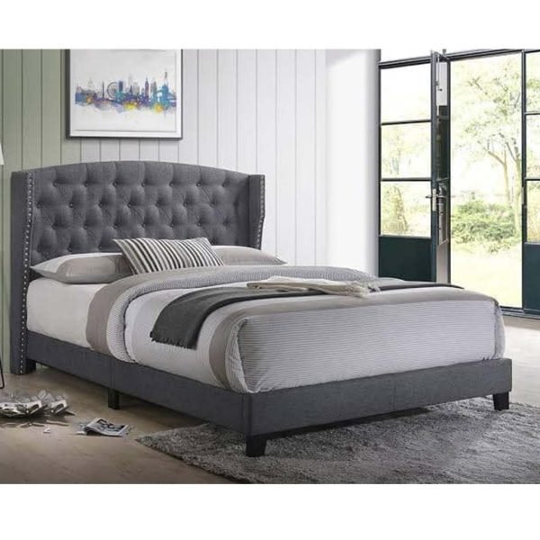 Bed 120×200×160 cm - Grey - CHB12