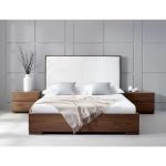 Counter Wood Super King Bed With 2 Commodes - Brown - 3 Pieces