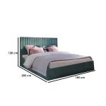 Bed 120x185x205 cm - Green - CHB45 - Image 3