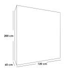 European Union Wood Bedroom Set 4 pieces - Beige - Image 2