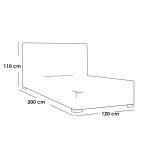 European Union Wood Bedroom Set 4 pieces - Beige - Image 4