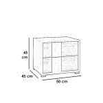 MDF Wood Bedroom Set 6 Pieces -Brown and Beige - Image 5