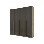 MDF Wood Bedroom Set 6 Pieces -Brown and Beige - Image 7