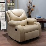 Beech wood and beech rolls Iron and Velvet Recliner Chair - 92x100x85 cm