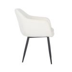 Dining Table Set with 4 Cream Boucle Chairs & 1 Bench – CHDRS010 - Image 2