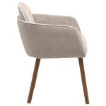 Neutral Ceramic Round Dining Table 4 Dining Chairs – CHDRS013 - Image 2