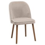 Round Ceramic Dining Table Set with 4 Piped Chairs – CHDRS014 - Image 2
