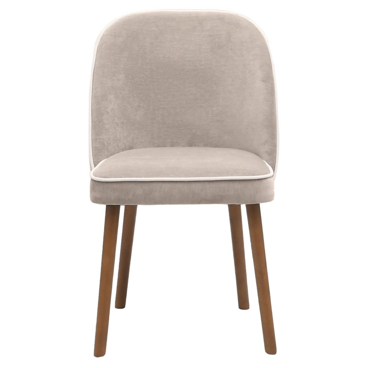Round Ceramic Dining Table Set with 4 Piped Chairs – CHDRS014 - Image 3