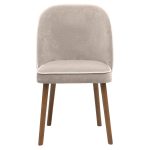 Round Ceramic Dining Table Set with 4 Piped Chairs – CHDRS014 - Image 3