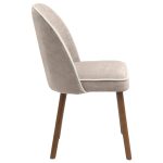 Round Ceramic Dining Table Set with 4 Piped Chairs – CHDRS014 - Image 4