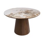 Round Ceramic Dining Table Set with 4 Piped Chairs – CHDRS014 - Image 6