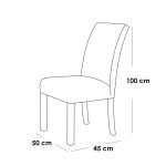 MDF Wood Dining Room 10 Pieces - Grey and White - Image 5