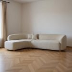 Beech Wood L-Shape Sofa