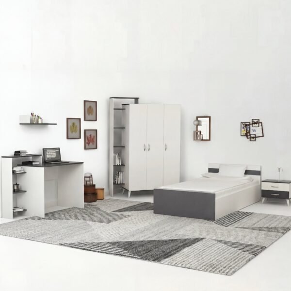 Complete bedroom made of Spanish MDF wood -CHBDR035