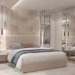 Modern bed 120x200cm - Off-white - CHBD111