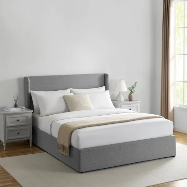 Button Tufted Bed – CHBDN04-GRY