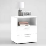 Modern white MDF Bedside – CHBS002