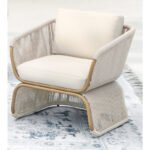 Luxury Outdoor Rope Lounge Chair | Contemporary Garden Accent Chair - CHOTCH-H31 - Image 2