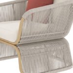 Luxury Outdoor Rope Lounge Chair | Contemporary Garden Accent Chair - CHOTCH-H31 - Image 4