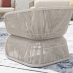 Luxury Outdoor Rope Lounge Chair | Contemporary Garden Accent Chair - CHOTCH-H31 - Image 5