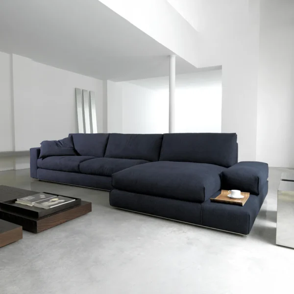 Natural Wood Sectional Sofa – CHSC061