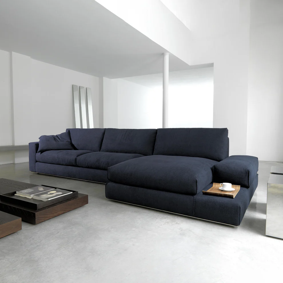CHSC061 Natural Wood Sectional Sofa – CHSC061 - Image 1